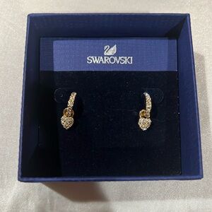Swarovski earrings with original box.